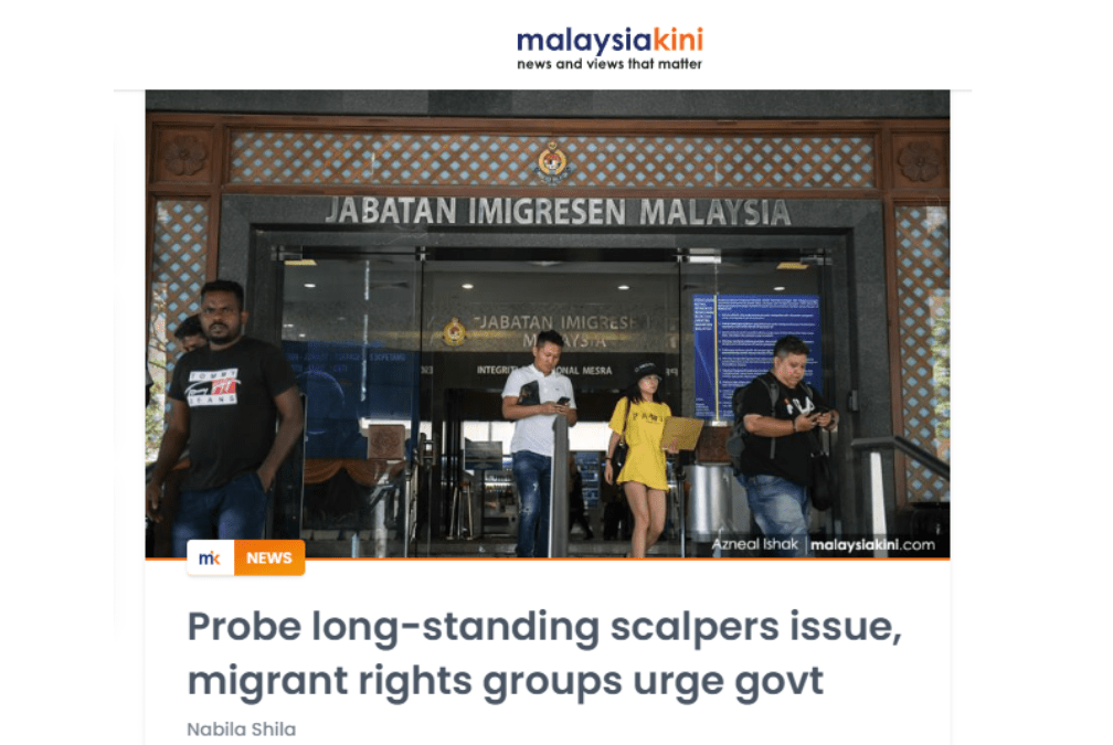 Probe long-standing scalpers issue, migrant rights groups urge govt