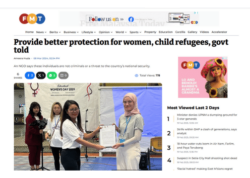 Provide better protection for women, child refugees, govt told