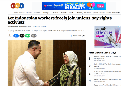 Let Indonesian workers freely join unions, say rights activists