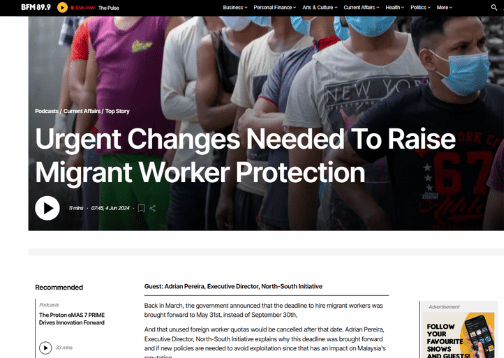 URGENT CHANGES NEEDED TO RAISE MIGRANT WORKER PROTECTION