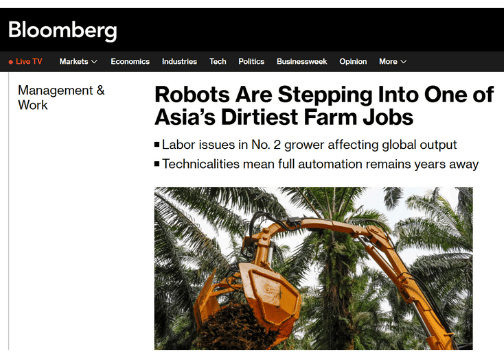 Robots Are Stepping Into One of Asia’s Dirtiest Farm Jobs