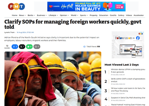 Clarify SOPs for managing foreign workers quickly, govt told