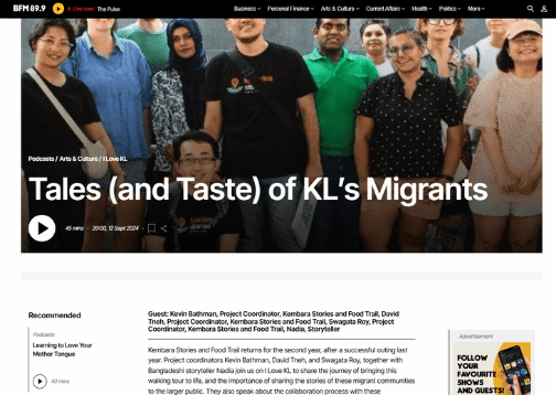 Tales (and Taste) of KL’s Migrants