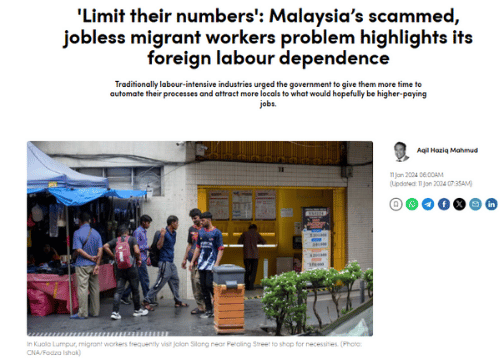 ‘Limit their numbers’: Malaysia’s scammed, jobless migrant workers problem highlights its foreign labour dependence
