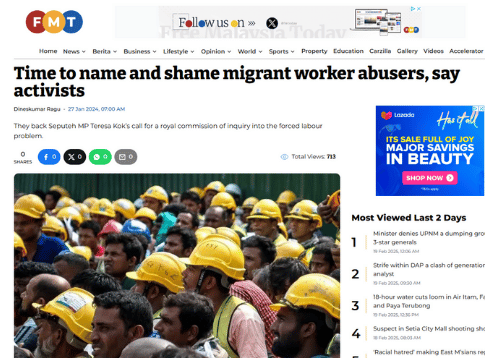 Time to name and shame migrant worker abusers, say activists