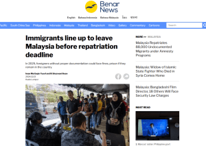 Immigrants line up to leave Malaysia before repatriation deadline-image