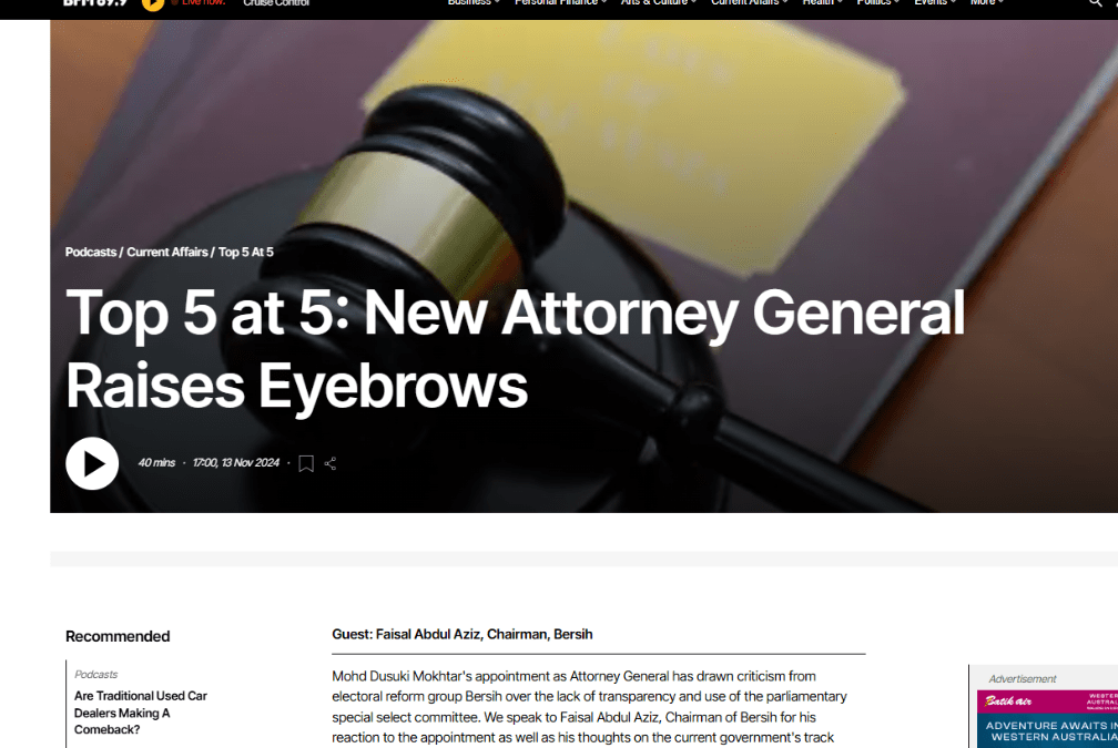 Top 5 at 5: New Attorney General Raises Eyebrows