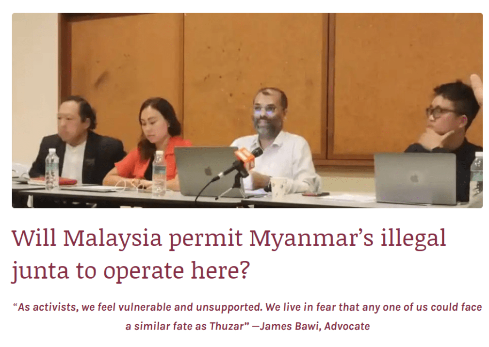Will Malaysia permit Myanmar’s illegal junta to operate here?-image