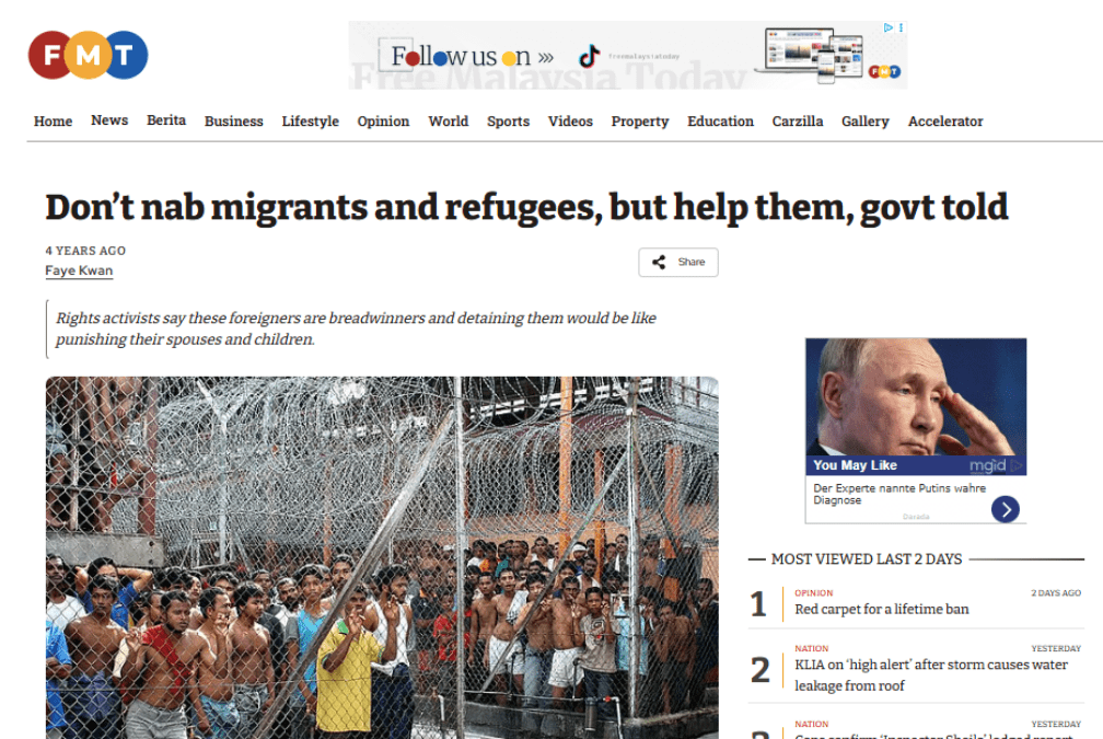 Don’t nab migrants and refugees, but help them, govt told