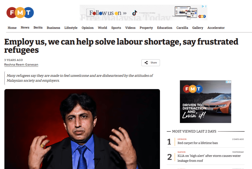 Employ us, we can help solve labour shortage, say frustrated refugees