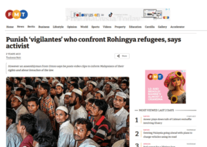 Punish ‘vigilantes’ who confront Rohingya refugees, says activist-image