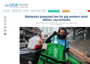 Malaysia’s proposed law for gig workers must deliver, say activists-image