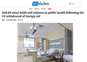 ASEAN must build self reliance in public health following the US withdrawal of foreign aid-image