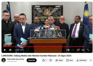 Sidang Media oleh Menteri Sumber Manusia | 25 Ogos 2025-image