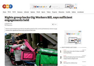 Rights group backs Gig Workers Bill, says sufficient engagements held-image
