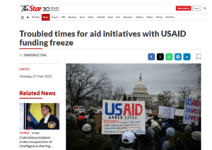 Troubled times for aid initiatives with USAID funding freeze-image