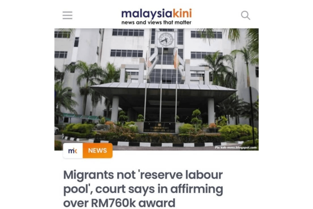 Migrants not ‘reserve labour pool’, court says in affirming over RM760k award