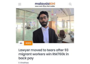 Lawyer moved to tears after 93 migrant workers win RM760k in back pay-image