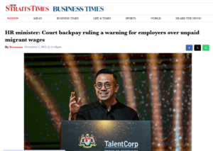 HR minister: Court backpay ruling a warning for employers over unpaid migrant wages-image