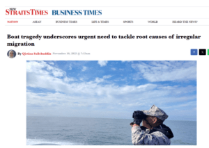 Boat tragedy underscores urgent need to tackle root causes of irregular migration-image