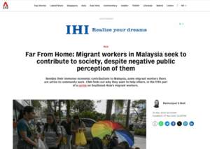 Far From Home: Migrant workers in Malaysia seek to contribute to society, despite negative public perception of them-image